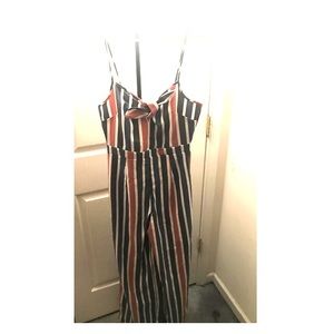 Stripped Jumpsuit